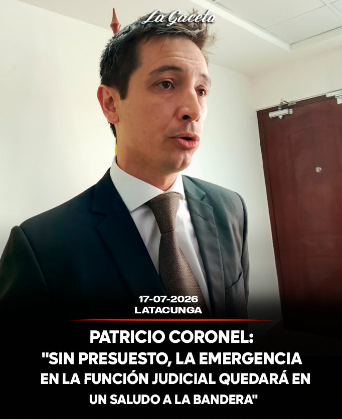 “Sin presupuesto, la emergencia en la Función Judicial quedará en un saludo a la bandera”
