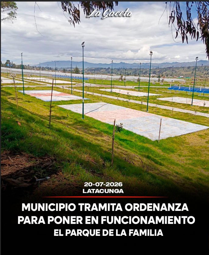 Municipio tramita ordenanza para poner en funcionamiento el Parque de la Familia