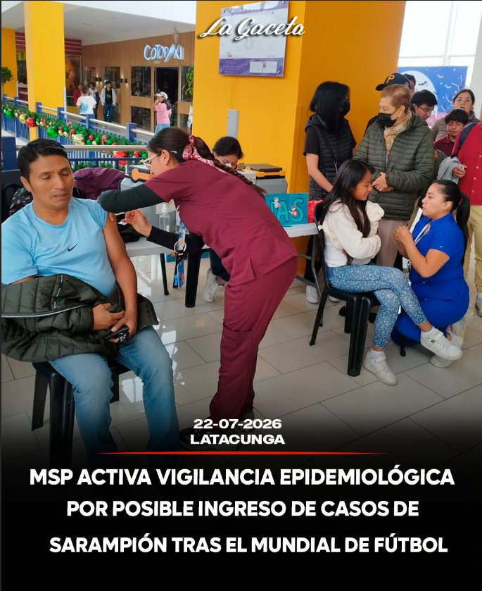 MSP activa vigilancia epidemiológica por posible ingreso de casos de sarampión tras el Mundial de Fútbol