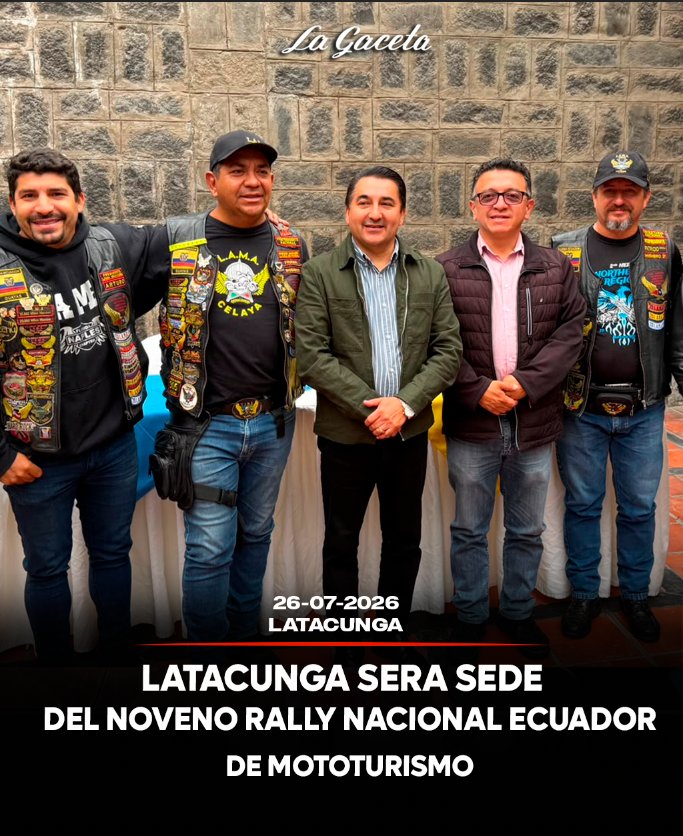 Latacunga será sede del Noveno Rally Nacional Ecuador de mototurismo