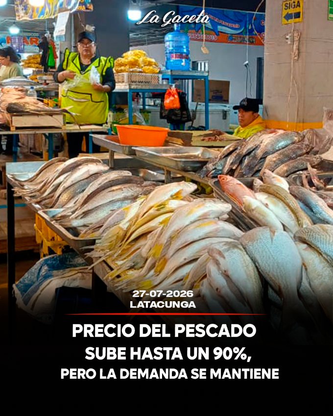 Precio del pescado sube hasta un 90%, pero la demanda se mantiene