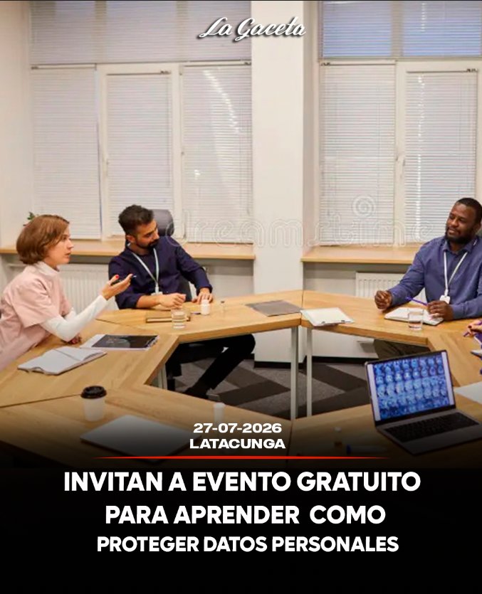 Invitan a evento gratuito para aprender cómo proteger datos personales