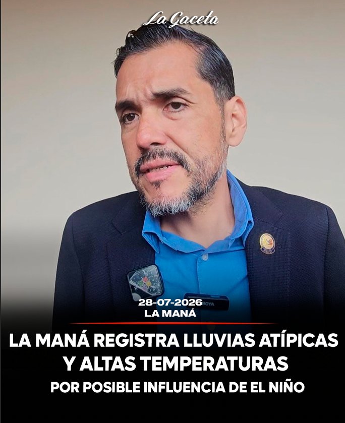 La Maná registra lluvias atípicas y altas temperaturas por posible influencia de El Niño