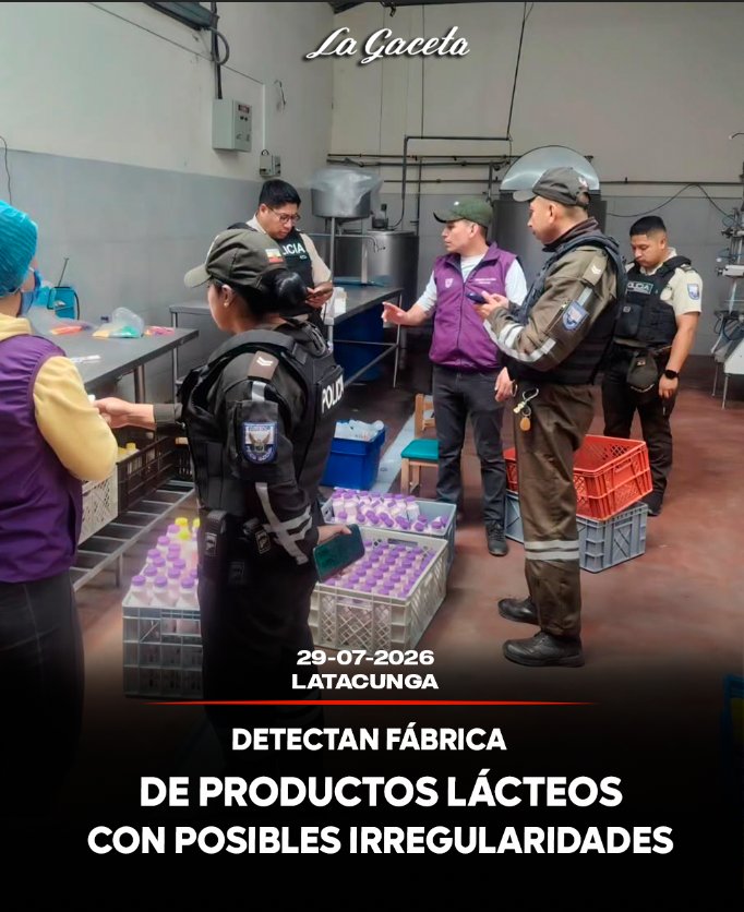 Detectan fabrica productos lácteos con posibles irregularidades