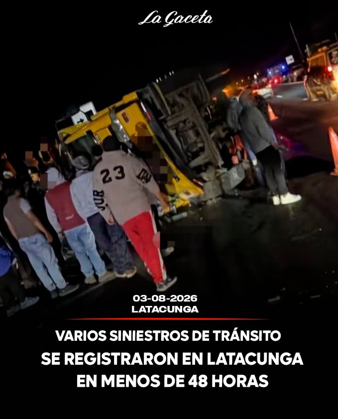 Varios siniestros de tránsito se registraron en Latacunga en menos de 48 horas
