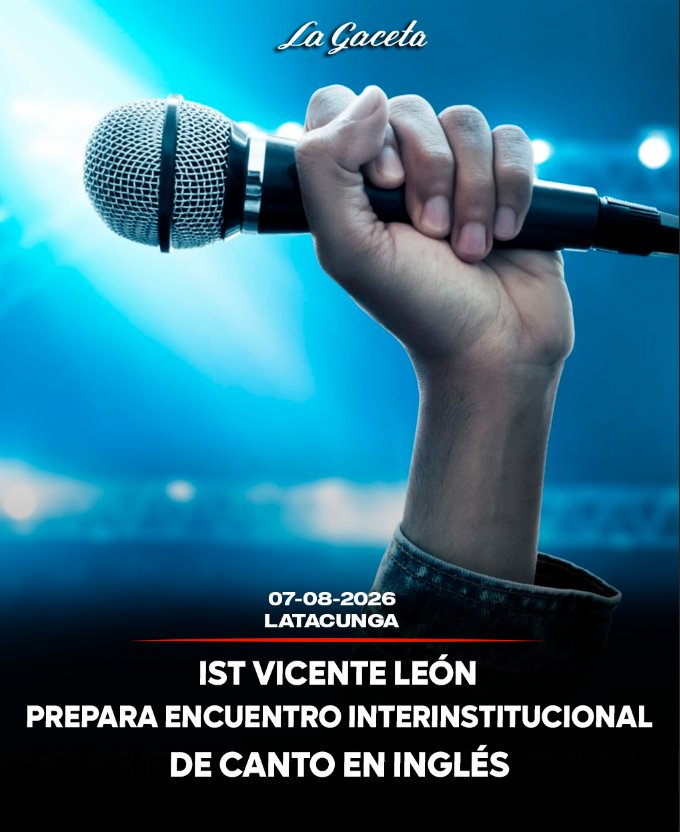 IST Vicente León prepara encuentro interinstitucional de canto en inglés