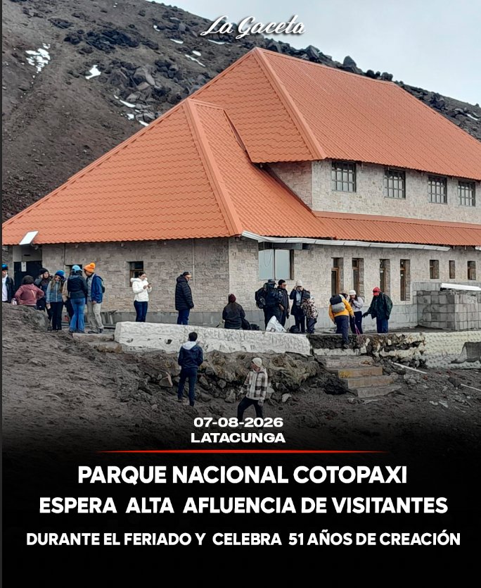 Parque Nacional Cotopaxi espera alta afluencia de visitantes durante el feriado y celebra 51 años de creación