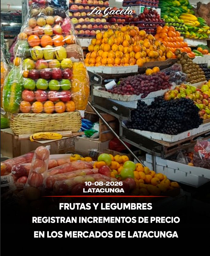 Frutas y legumbres registran incrementos de precio en los mercados de Latacunga