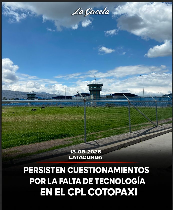 Persisten cuestionamientos por la falta de tecnología en el CPL Cotopaxi