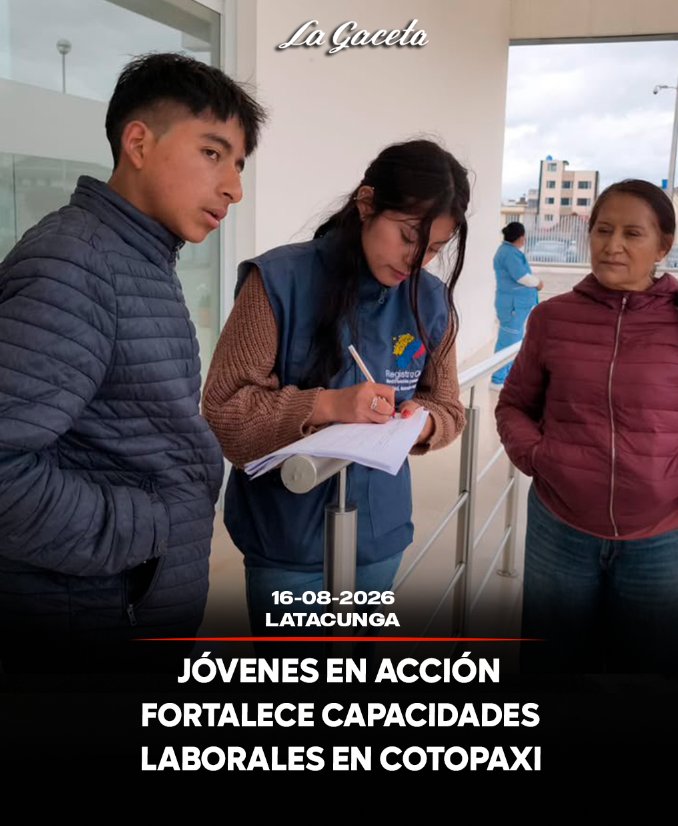 Jóvenes en Acción fortalece capacidades laborales en Cotopaxi