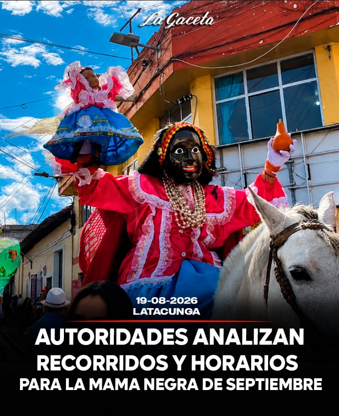 Autoridades analizan recorridos y horarios para la Mama Negra de septiembre