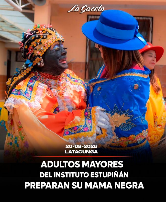 Adultos mayores del Instituto Estupiñán preparan su Mama Negra