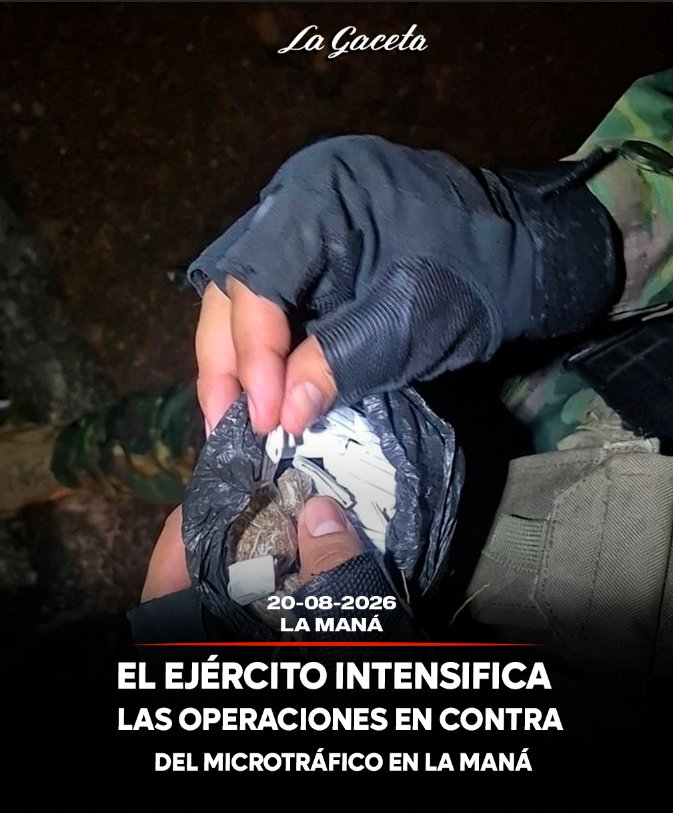 El Ejército  intensifica las operaciones en contra del microtráfico en La Maná