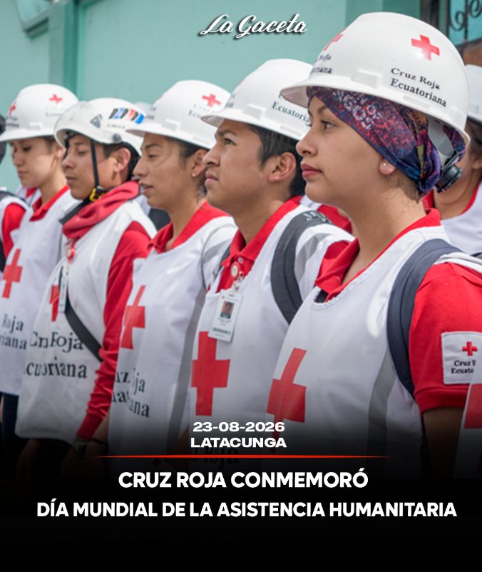 Cruz Roja conmemoró Día Mundial de la Asistencia Humanitaria