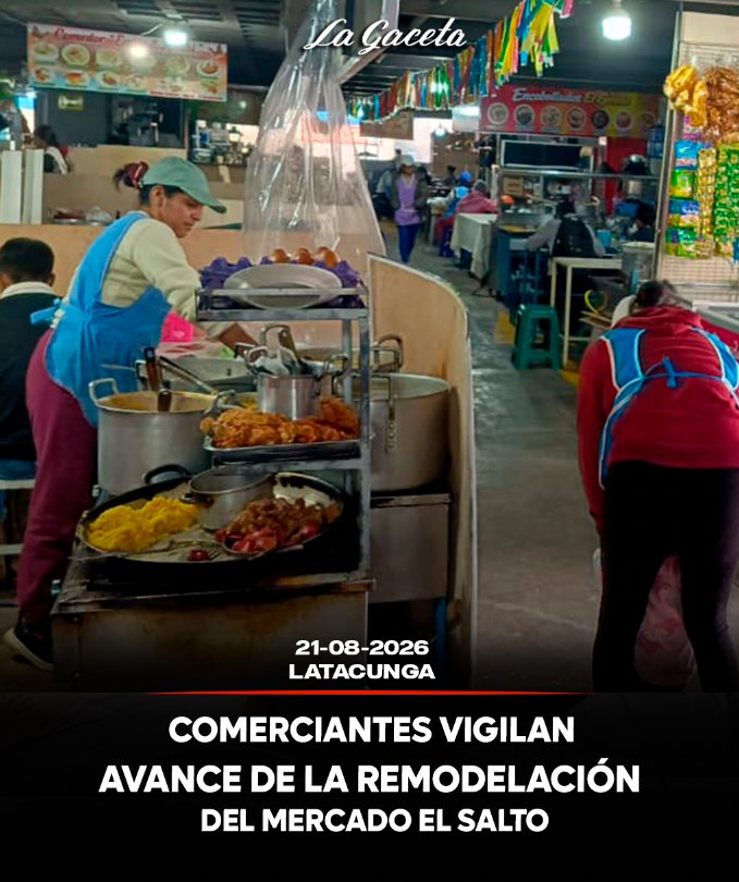 Comerciantes vigilan avance de la remodelación del mercado El Salto