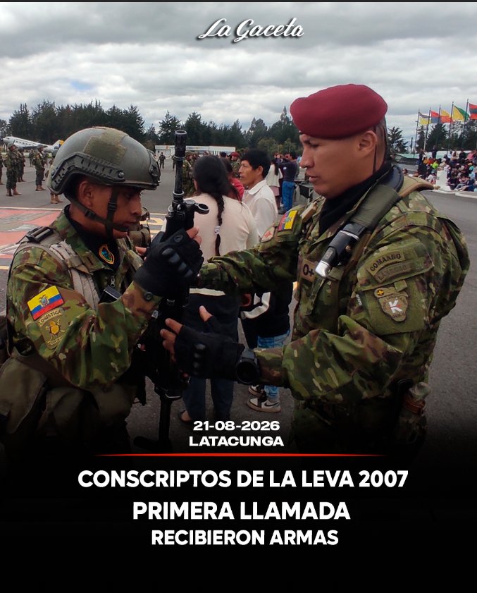 Conscriptos de la leva 2007 Primera Llamada recibieron armas