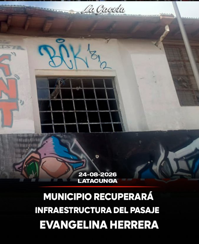 Municipio recuperará infraestructura del pasaje Evangelina Herrera