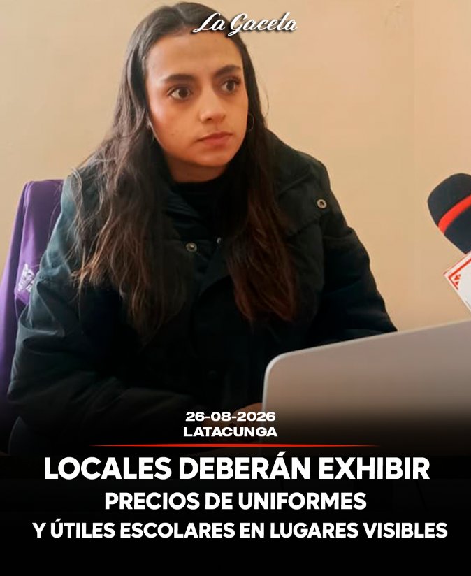 Locales deberán exhibir precios de uniformes y útiles escolares en lugares visibles
