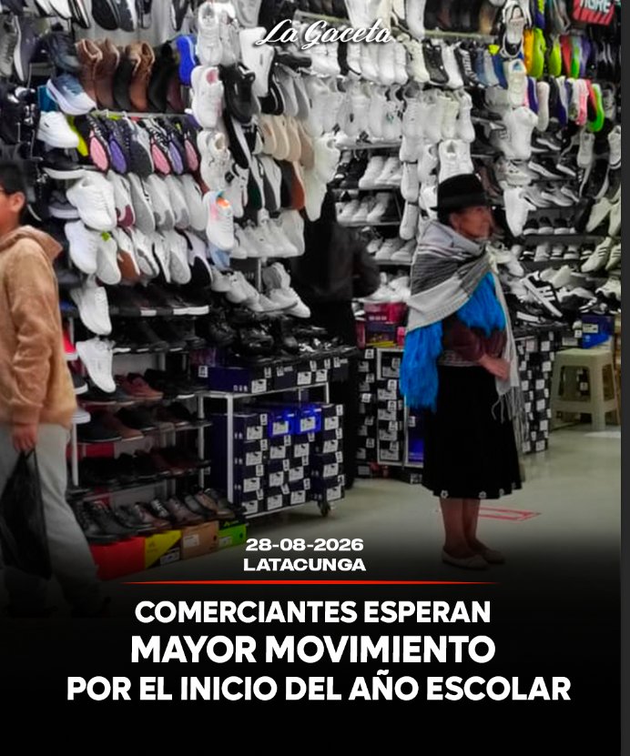 Comerciantes esperan mayor movimiento por el inicio del año escolar