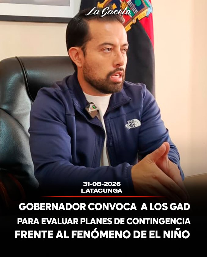 Gobernador convoca a los GAD para evaluar planes de contingencia frente al fenómeno de El Niño