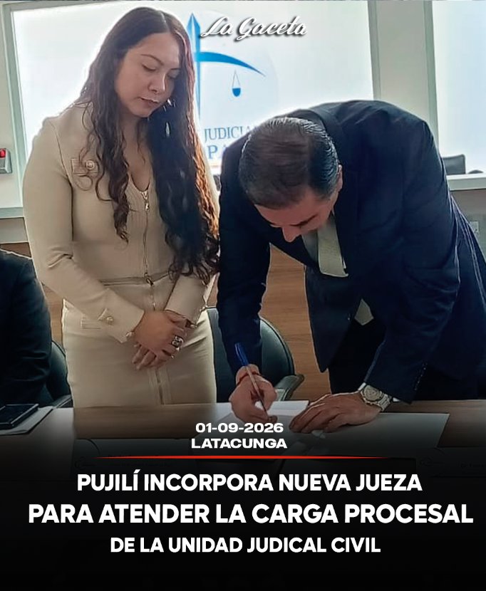 Pujilí incorpora nueva jueza para atender la carga procesal de la Unidad Judicial Civil