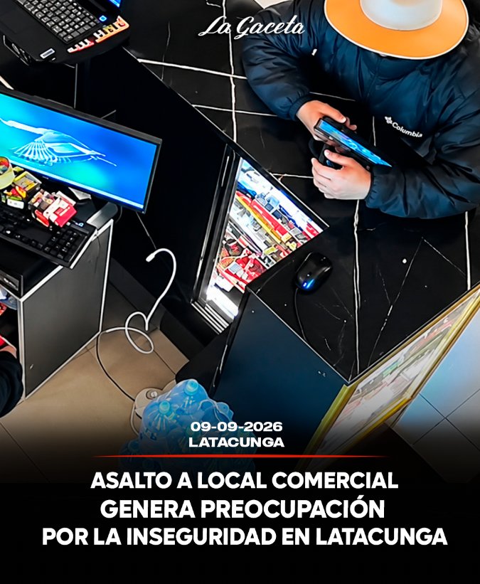 Asalto a local comercial genera preocupación por la inseguridad en Latacunga