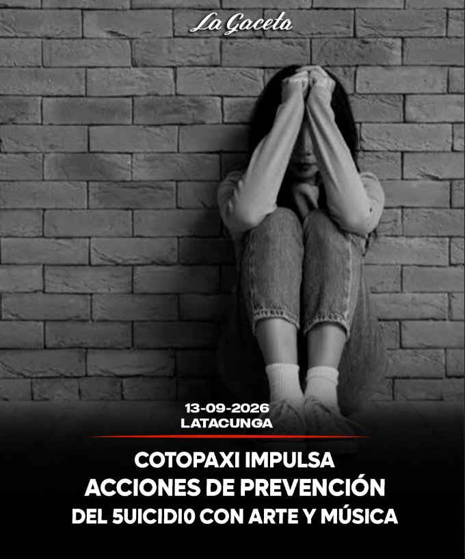 Cotopaxi impulsa acciones de prevención del suicidio con arte y música