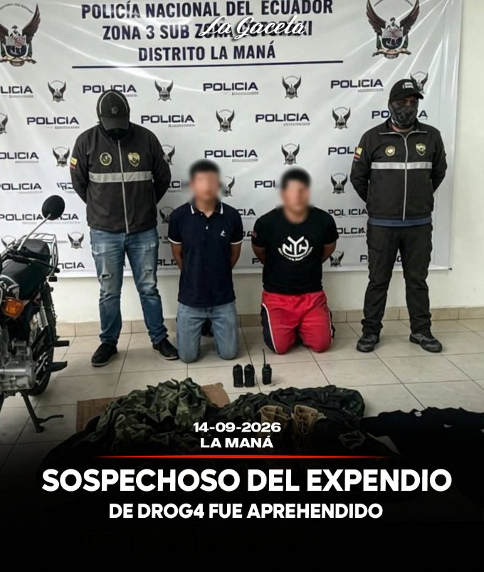 Sospechoso del expendio de droga fue aprehendido