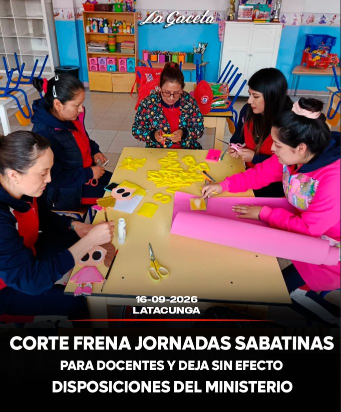 Corte frena jornadas sabatinas para docentes y deja sin efecto disposiciones del Ministerio
