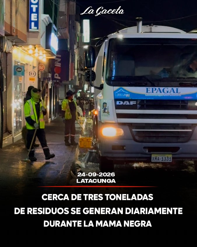 Cerca de tres toneladas de residuos se generan diariamente durante la Mama Negra