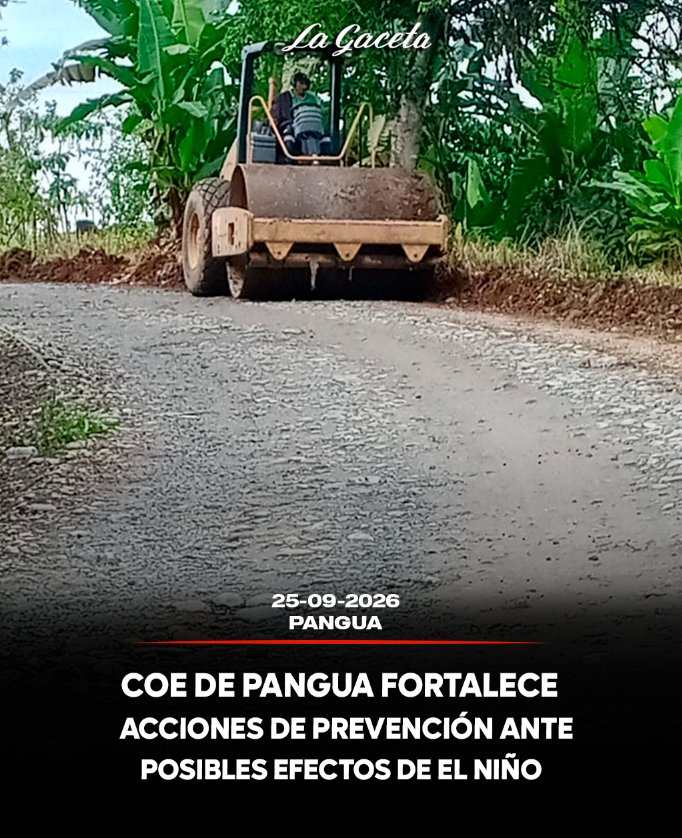 COE de Pangua fortalece acciones de prevención ante posibles efectos de El Niño