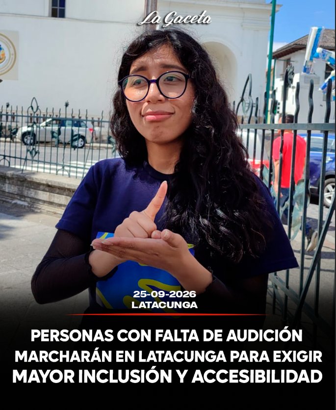 Personas con falta de audición marcharán en Latacunga para exigir mayor inclusión y accesibilidad
