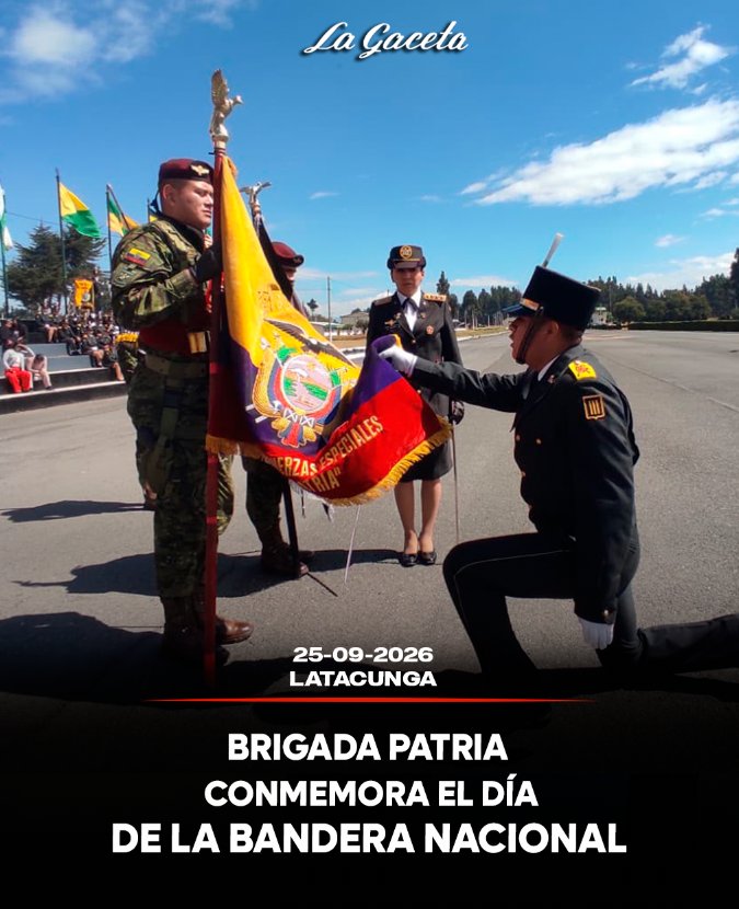 Brigada Patria conmemora el Día de la Bandera Nacional