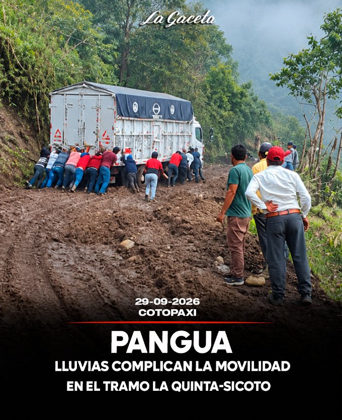 Lluvias complican la movilidad en el tramo La Quinta-Sicoto, en Pangua