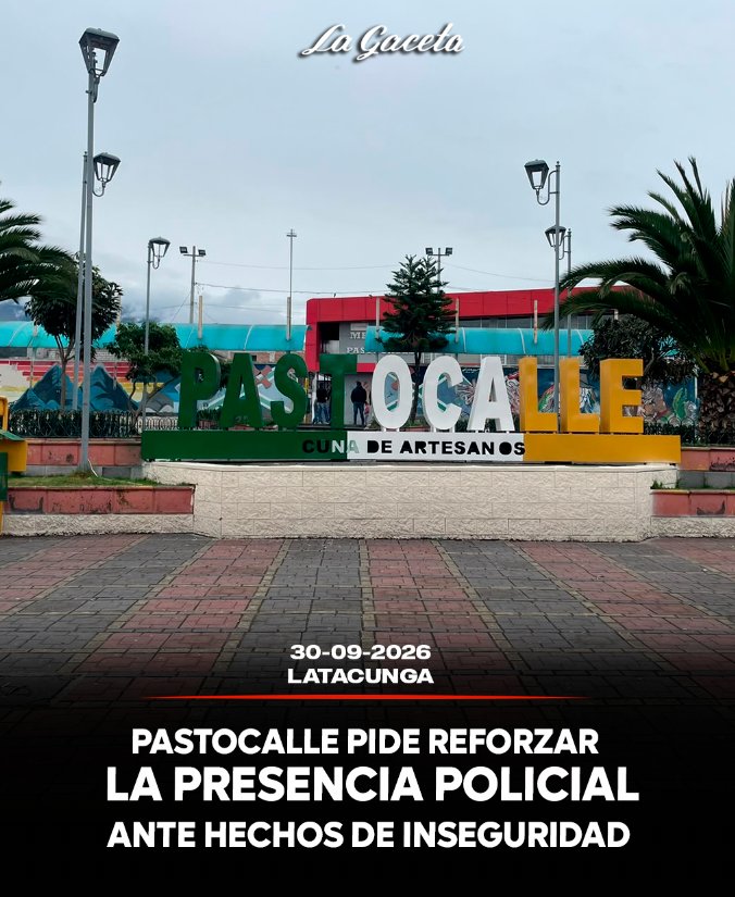 Pastocalle pide reforzar la presencia policial ante hechos de inseguridad