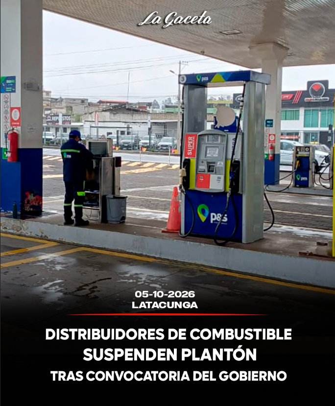 Distribuidores de combustible suspenden plantón tras convocatoria del Gobierno