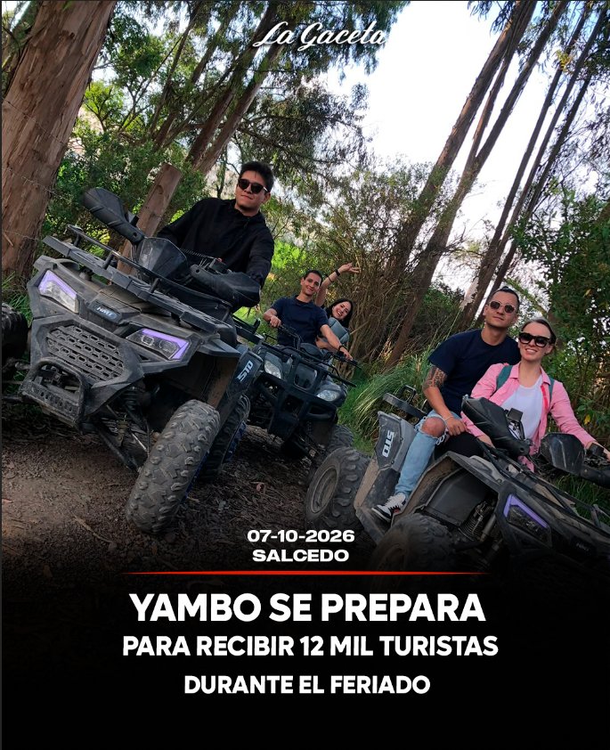 Yambo se prepara para recibir más de 12.000 turistas durante el feriado