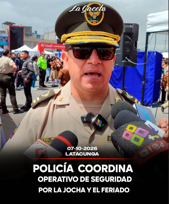 Policía coordina operativo de seguridad por la jocha y el feriado