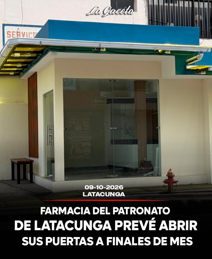 Farmacia del Patronato de Latacunga prevé abrir sus puertas a finales de mes