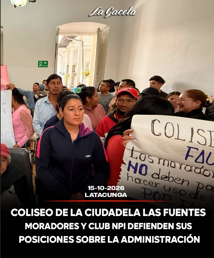 Moradores y club NPI defienden sus posiciones sobre la administración