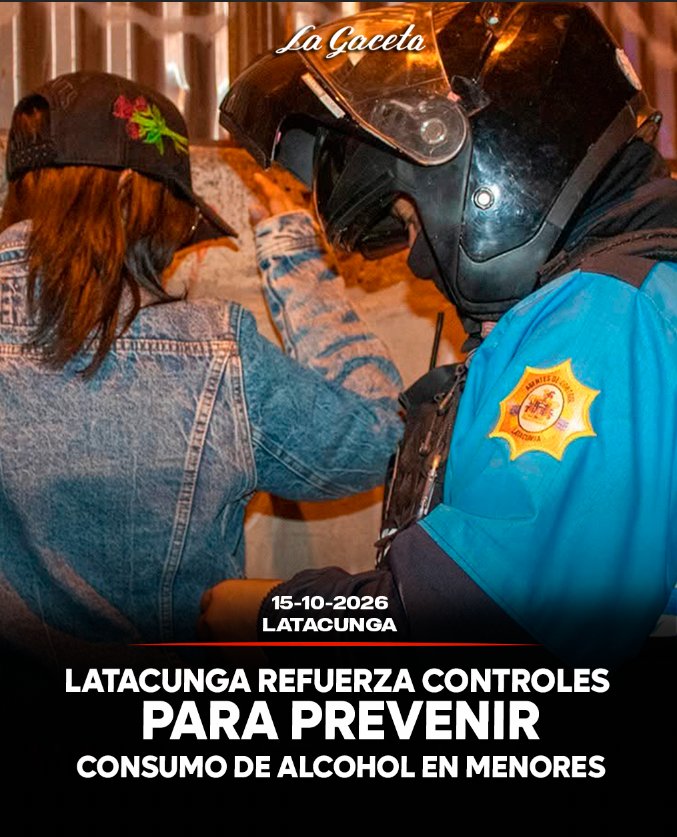 Latacunga refuerza controles para prevenir el consumo de alcohol en menores