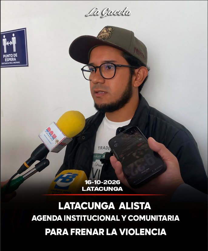 Latacunga alista agenda institucional y comunitaria para frenar la violencia