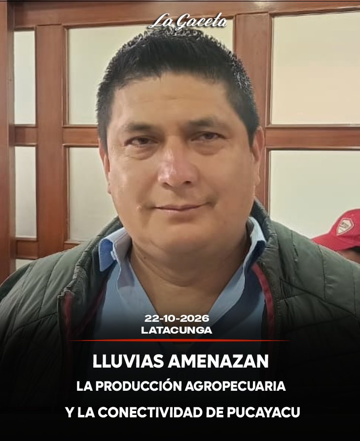 Lluvias amenazan la producción agropecuaria y la conectividad de Pucayacu