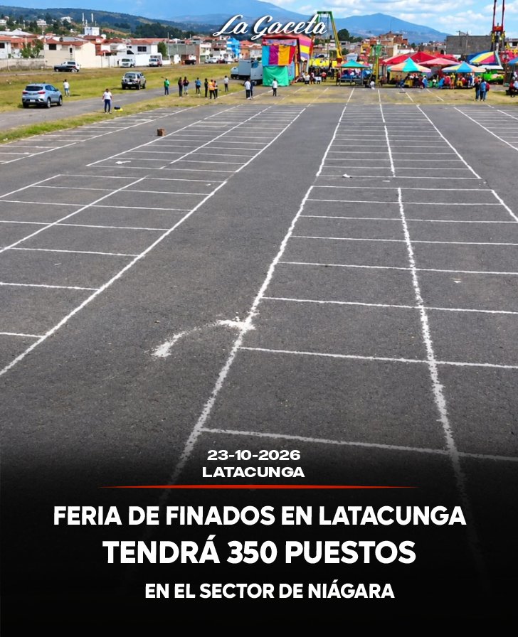 Feria de Finados en Latacunga tendrá 350 puestos en el sector de Niágara